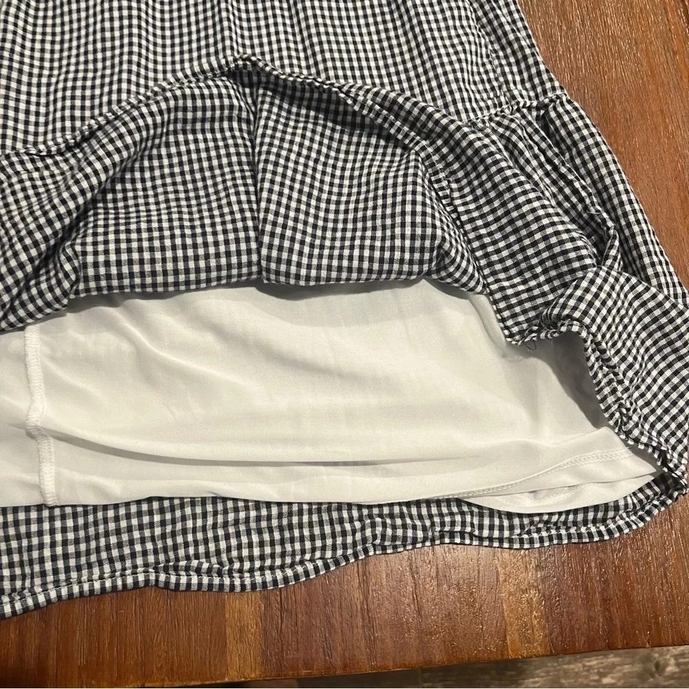 Old Navy Gingham Ruffle Off The Shoulder MIDI Dress Plus Size 1X - Picture 3 of 7